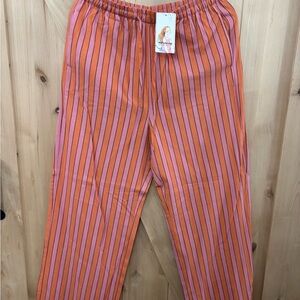 Striped Orange and Pink Pants